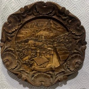 Vintage German wall plaque